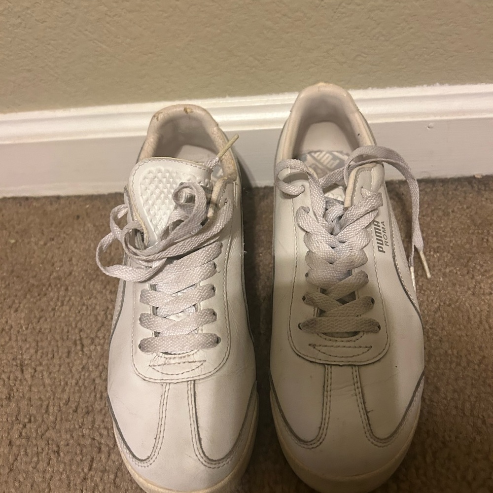 Puma White Athletic Shoes